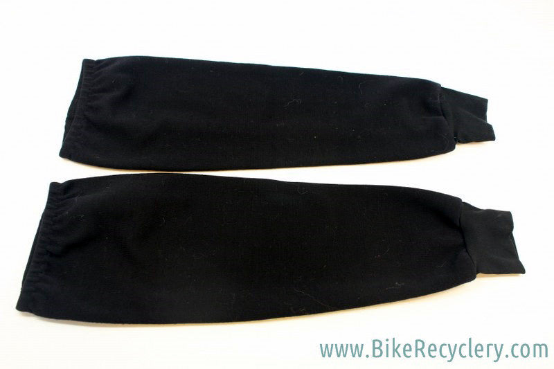 NOS 1980's Cycling Wool Knee Warmers: Size Large