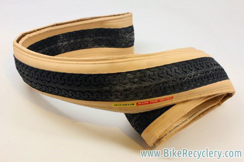 NOS Vintage Michelin Hi Lite Gumwall Tire: 700c x 35mm, Clincher