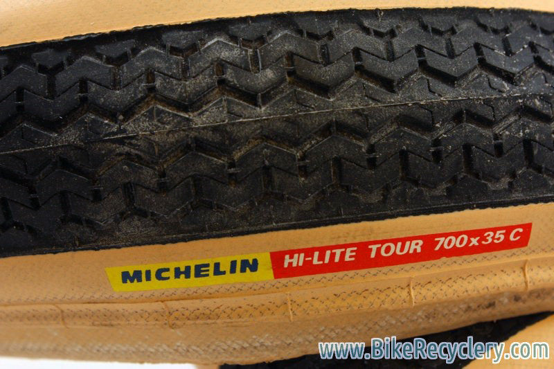NOS Vintage Michelin Hi Lite Gumwall Tire: 700c x 35mm, Clincher