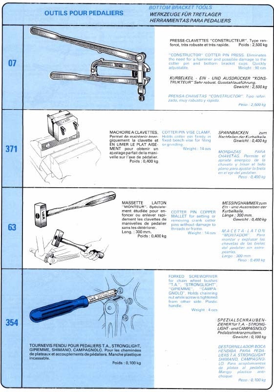 VAR 07 Cotter Press: Removes & Installs Cotter Pins, "Constructeur" Type