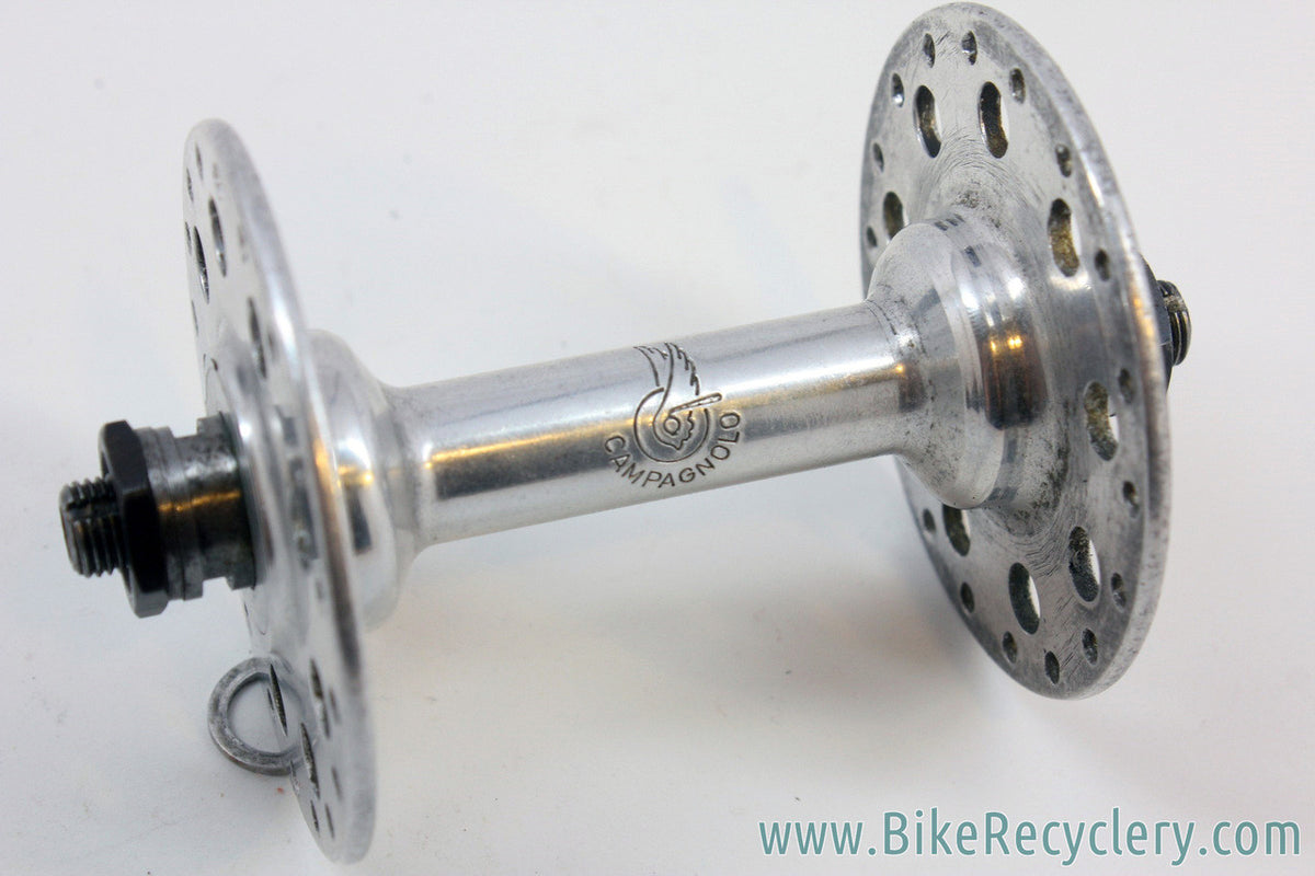 1962 Campagnolo Sportman Hub Set: High Flange - Round Holes - Non-Pressed - 36H - RARE