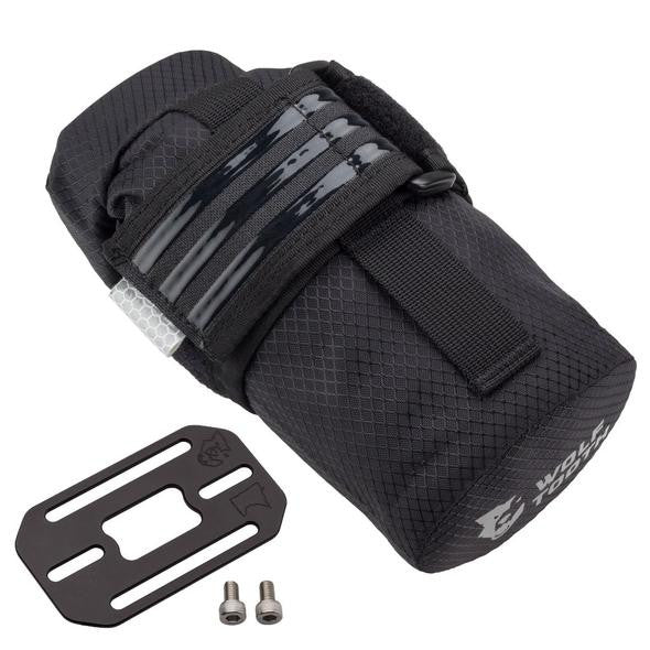 Wolftooth B-Rad Roll-Top Bikepacking Bag: 1.1L - Strap & Bolt On Mount - Black (NEW)