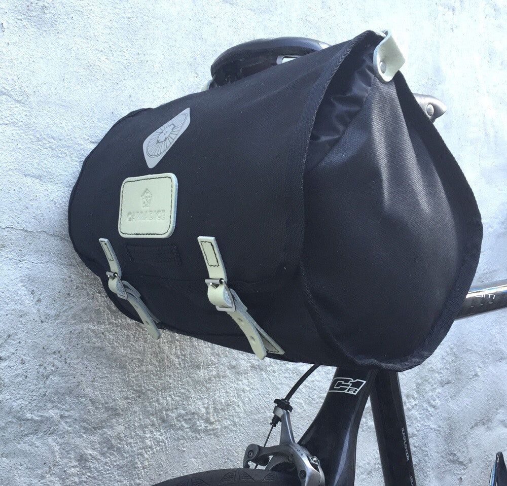 Carradice Junior Saddlebag: Black Canvas & Leather (Near Mint)