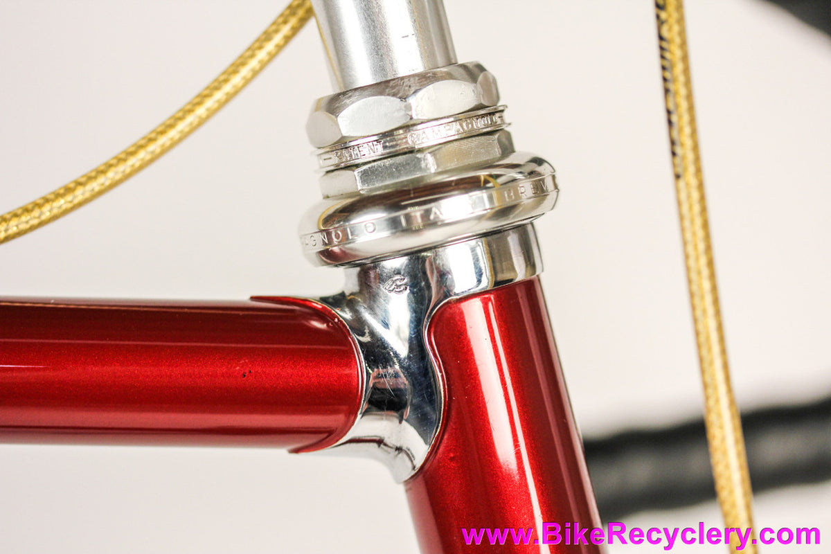 NOS 1991 Cinelli SuperCorsa SLX: 57cm Frameset: Crimson Red + Chrome (Built and only test-ridden)