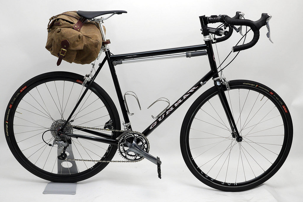 Frost River Gunflint Trail Saddlebag: Waxed Canvas & Leather - Large 20L Transverse Carradice Style