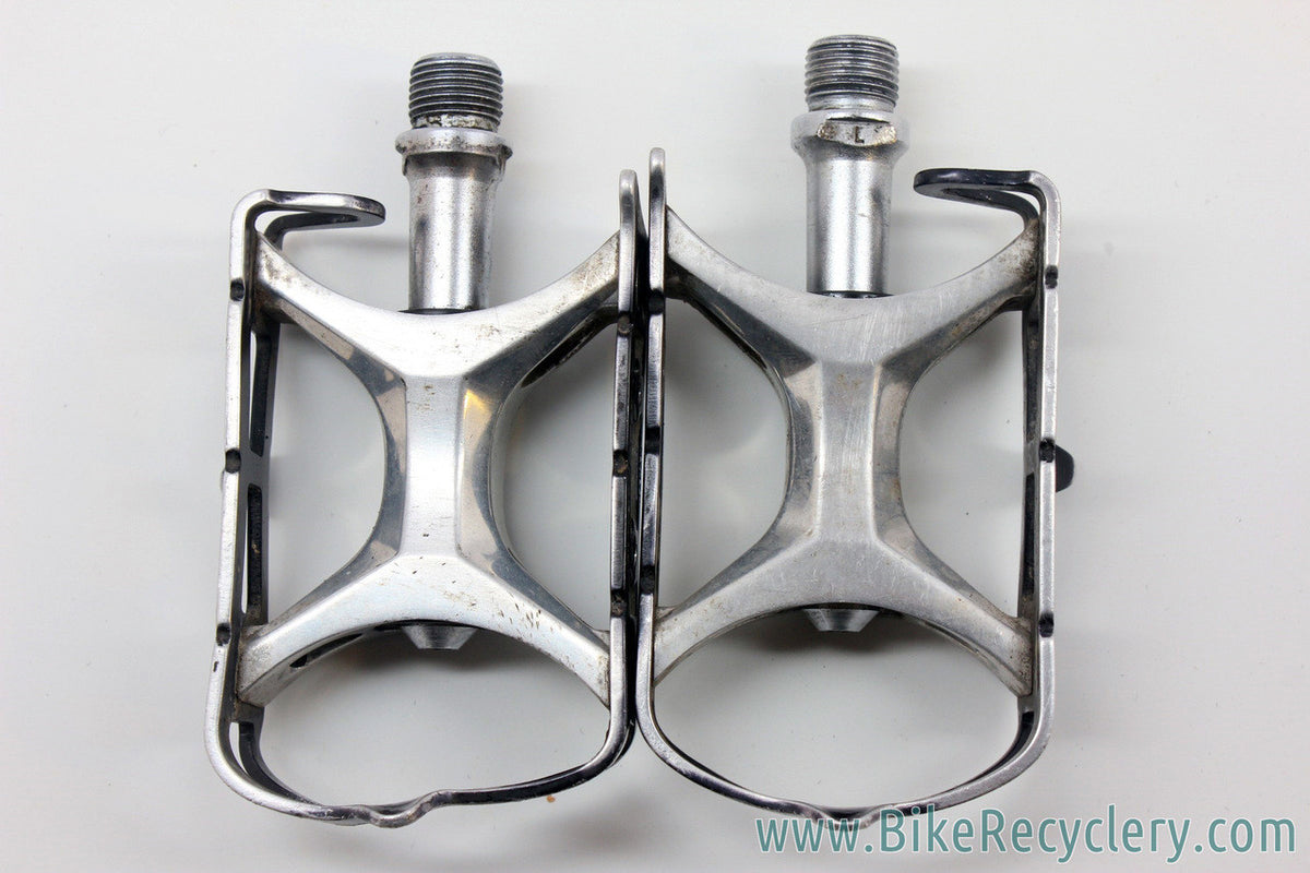 Suntour Superbe Pedals: 1980's - Black Cages