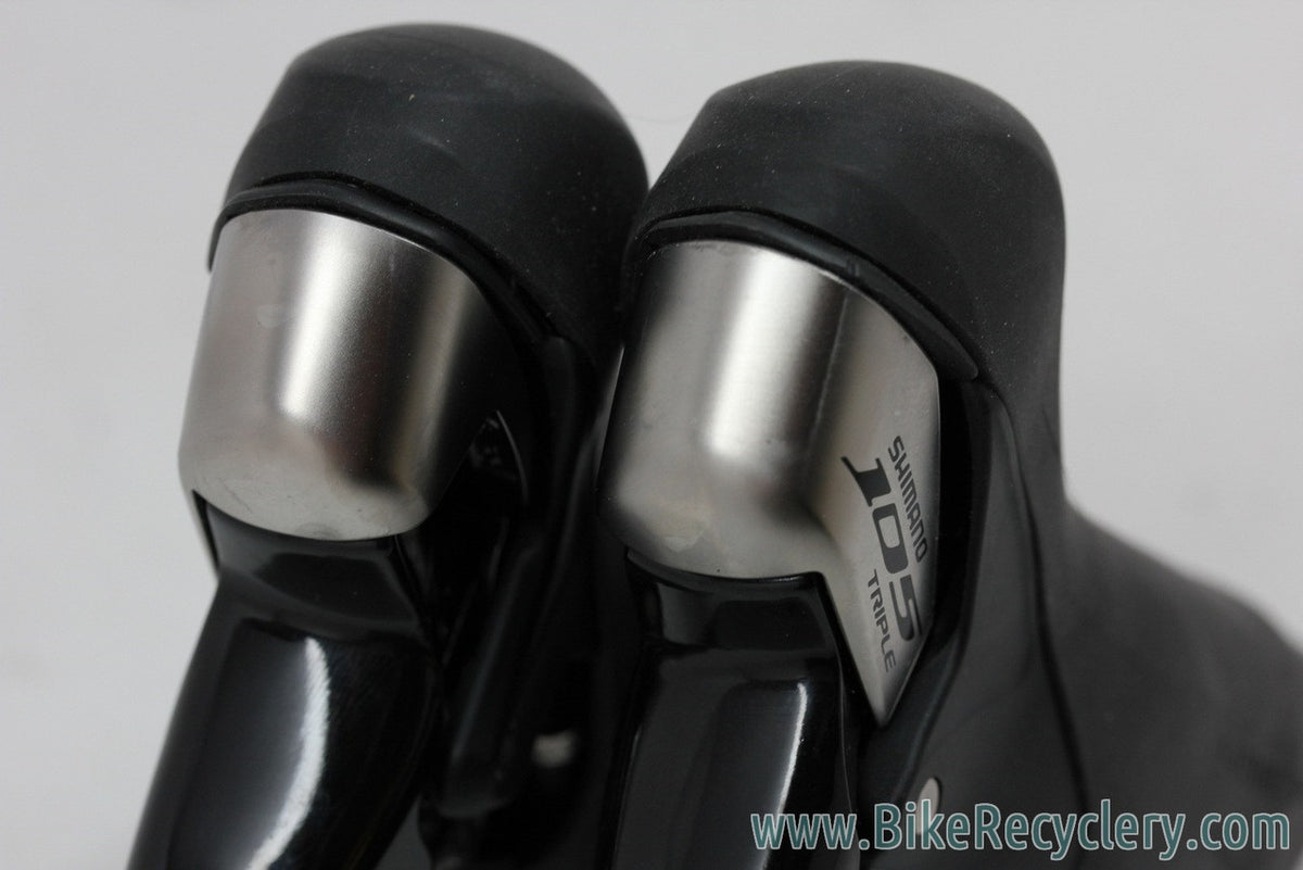 Shimano 105 ST-5703/5700 10-Speed STI Shifters: Triple or Double (New Take-Off)