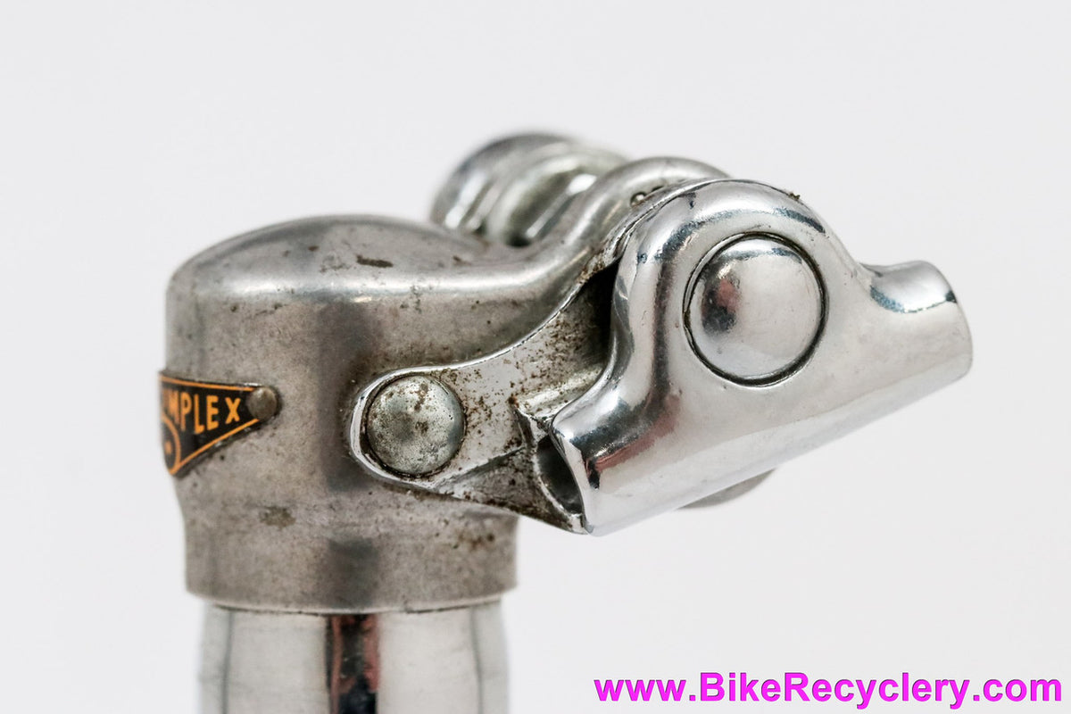 Simplex Super LJ (SLJ) Seatpost: Black/Gold Badge - 26.6mm (EXC+)