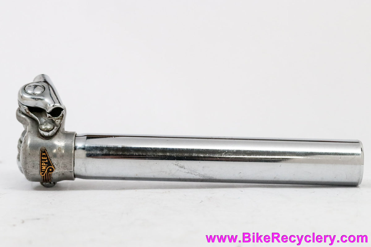 Simplex Super LJ (SLJ) Seatpost: Black/Gold Badge - 26.6mm (EXC+)