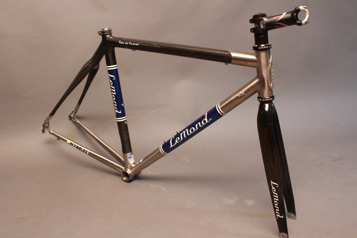 2004 Lemond Tete de Course Frame / Fork: Reynolds Titanium & Carbon OLCV, 51cm (custom size) RARE