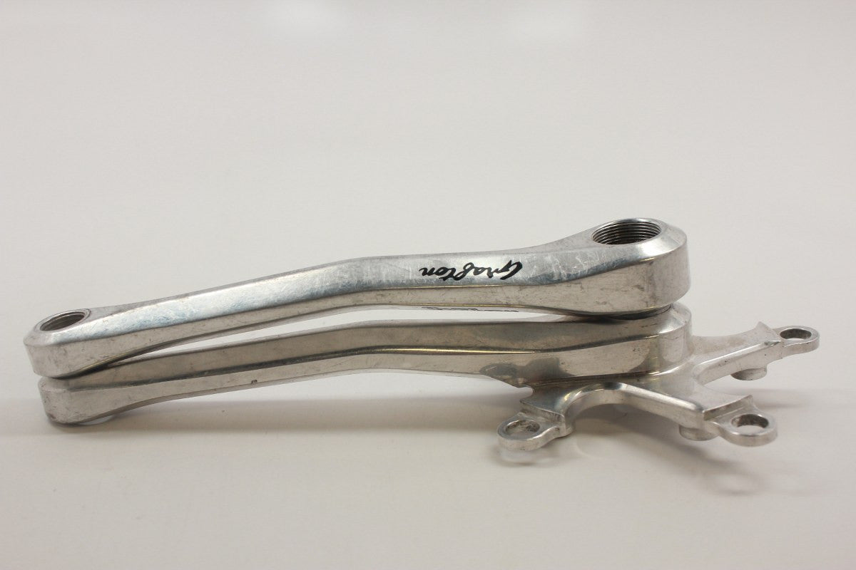 Grafton Joystix Crank Arms: Triple 175mm 110/74mm, Silver Polished