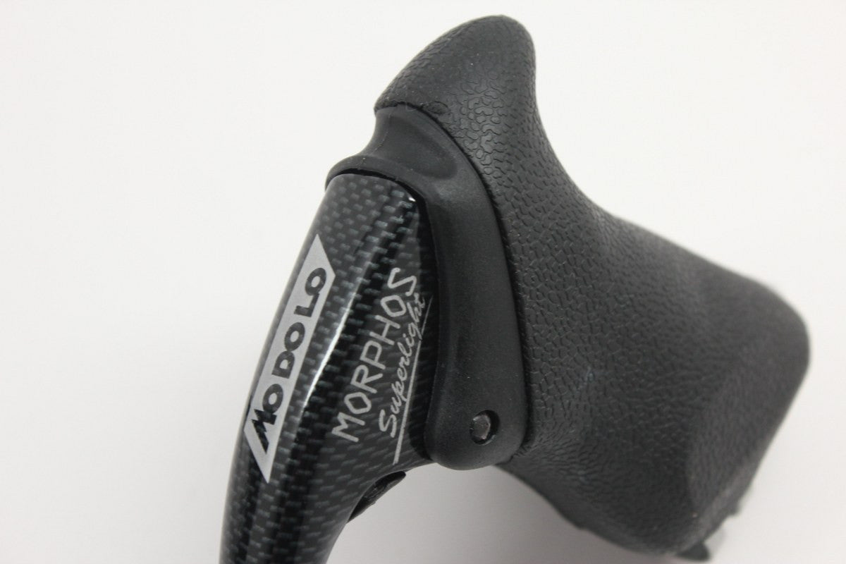 NOS Modolo Morphos 3X Carbon Ergo/STI Shifters: Compatible with 7/8/9sp Shimano, 8/9sp Campy, 5/6sp Indexed