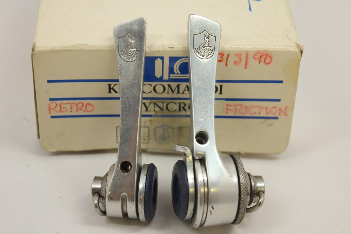 Campagnolo C-Record Syncro 2 Downtube Shifters: 8 Speed, Used