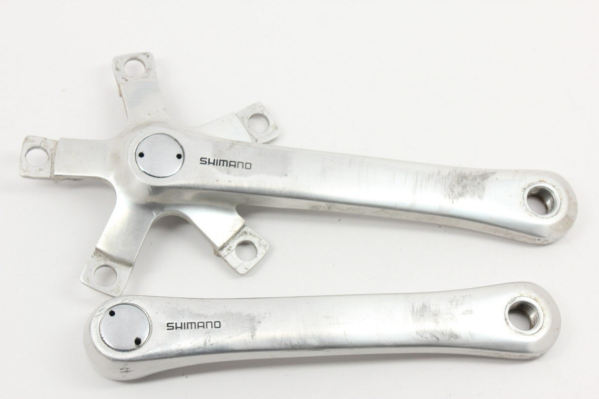 Vintage Shimano XT FC-M730 Crank Arms & Dust Caps: 175mm, 110/74