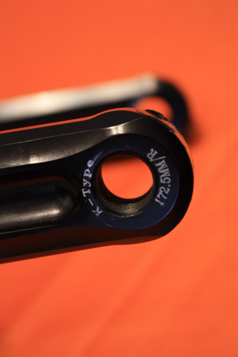 NEW KCNC Silverbone Compact Road Crank: 172.5mm 50/34t Black