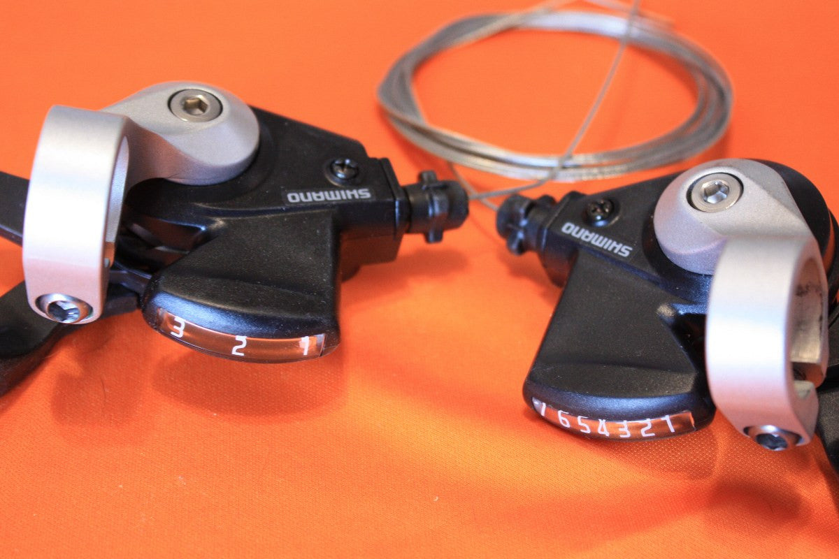 NEW Shimano 7-speed Rapidfire Shifter set: w/ Cables/housing SL-MC40