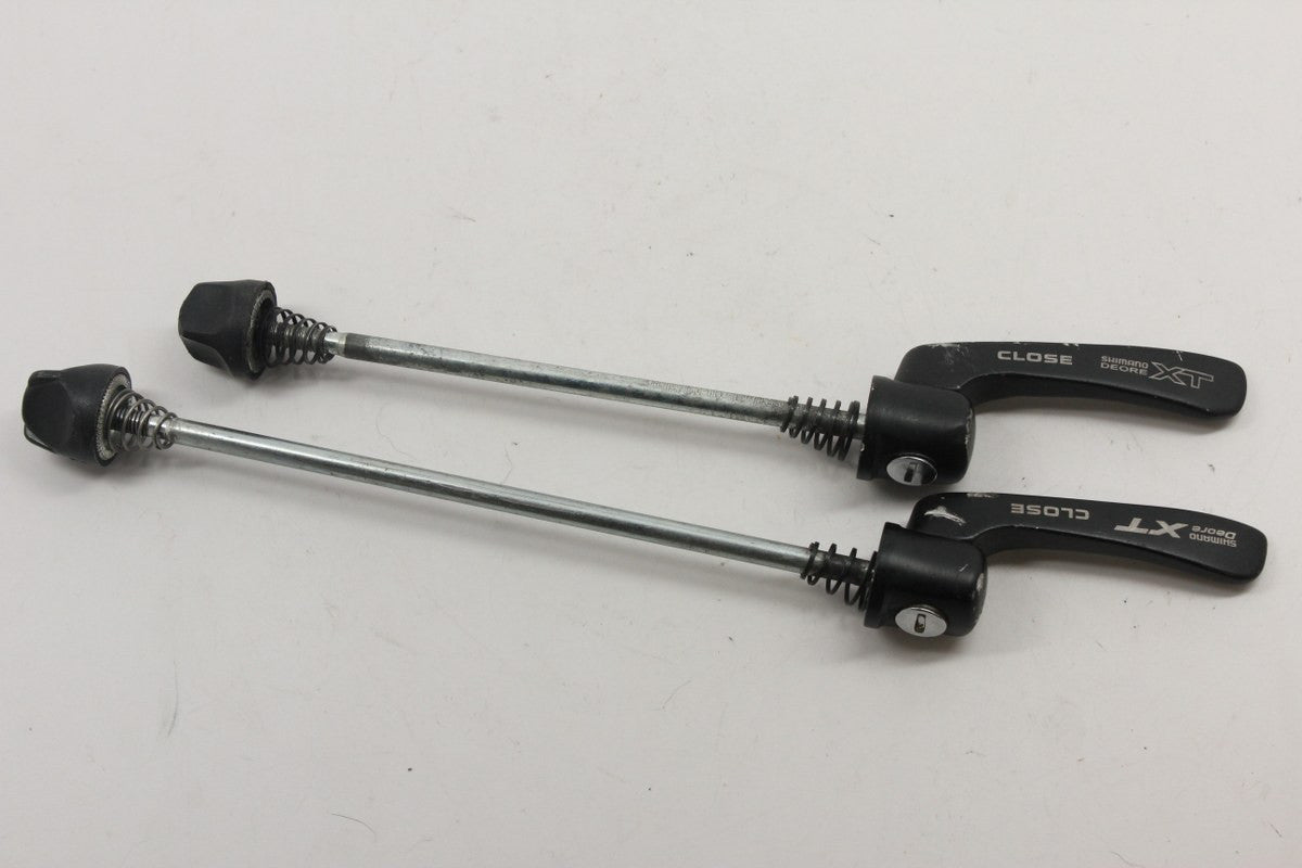 Shimano XT M750 Skewer Set: Black
