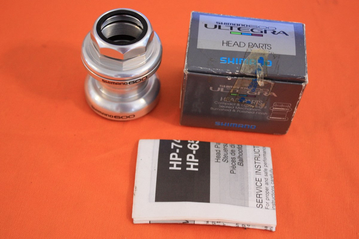 NIB Shimano 600/Ultegra HP-6500 1" Threaded Headset: Silver Cartridge Bearings