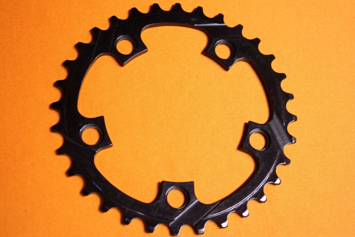 NOS Kooka Chainring: Anodized Black 32T 94 BCD