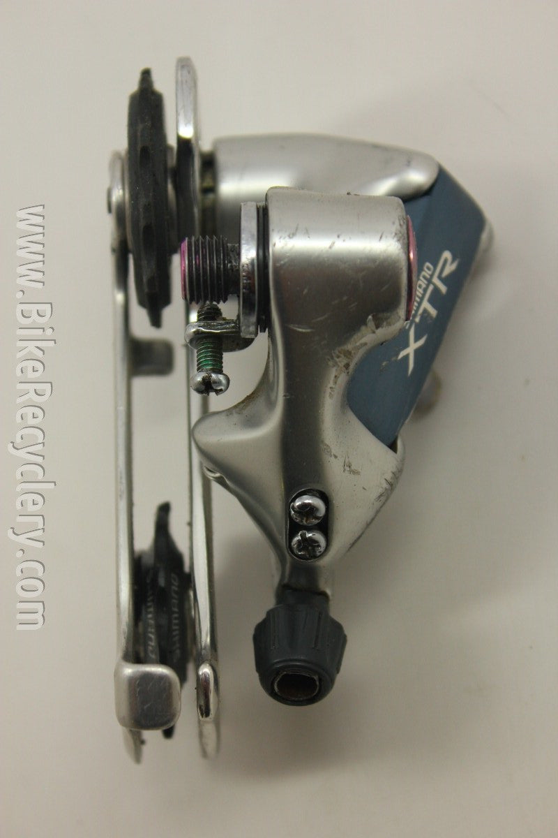 Shimano XTR RD-M900 Rear Derailleur: Short-cage, Purple SRP Bolt
