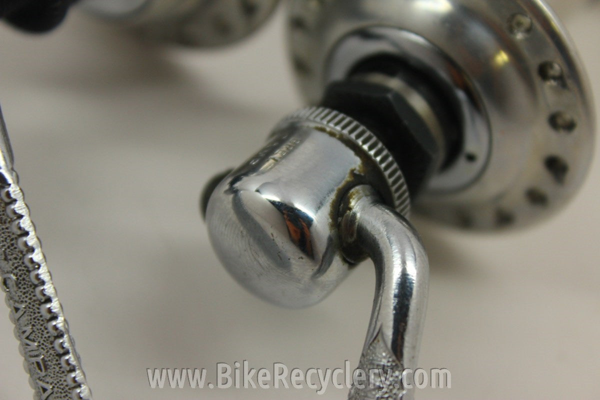 Campagnolo Nuovo Record Hubset: Small Flange, 36H, W/ Flat Skewers Near MINT