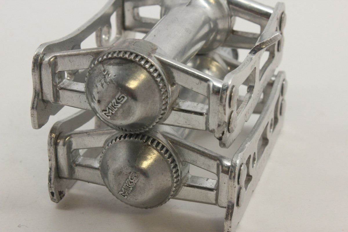 MKS Sylvan Track Pedals: Silver