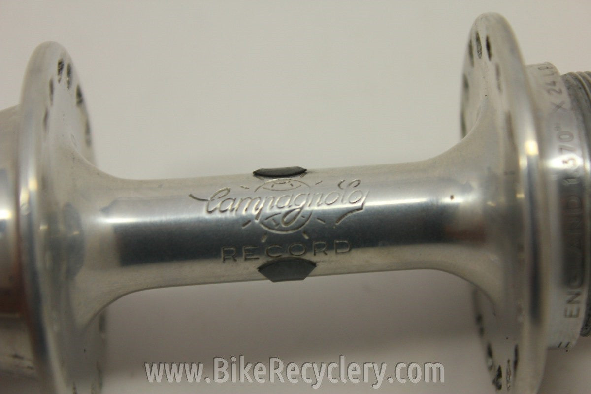 Campagnolo Nuovo Record Hubset: Small Flange, 36H, W/ Flat Skewers Near MINT