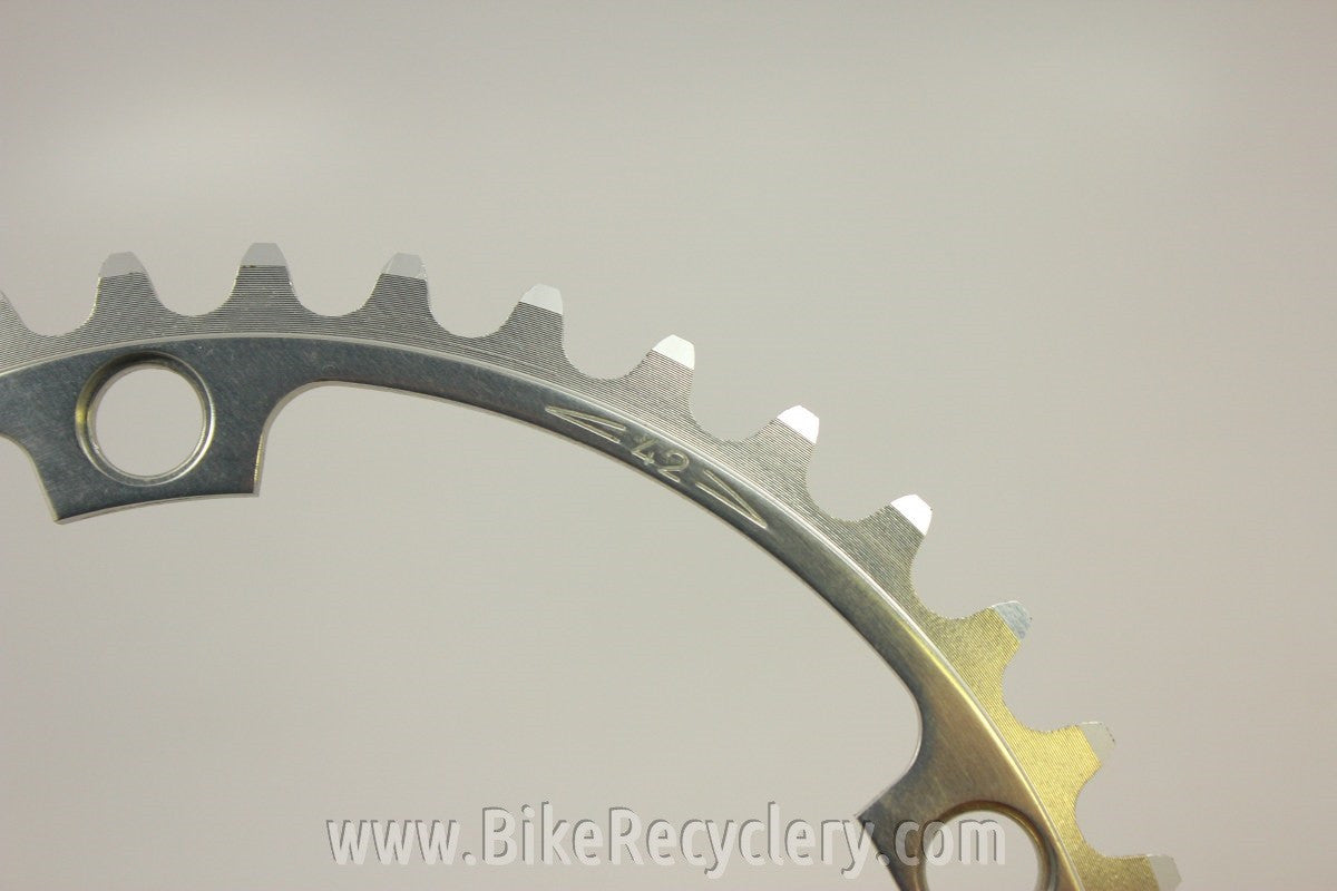 NOS Campagnolo Nuovo/Super Record Chainring: 42t 144mm