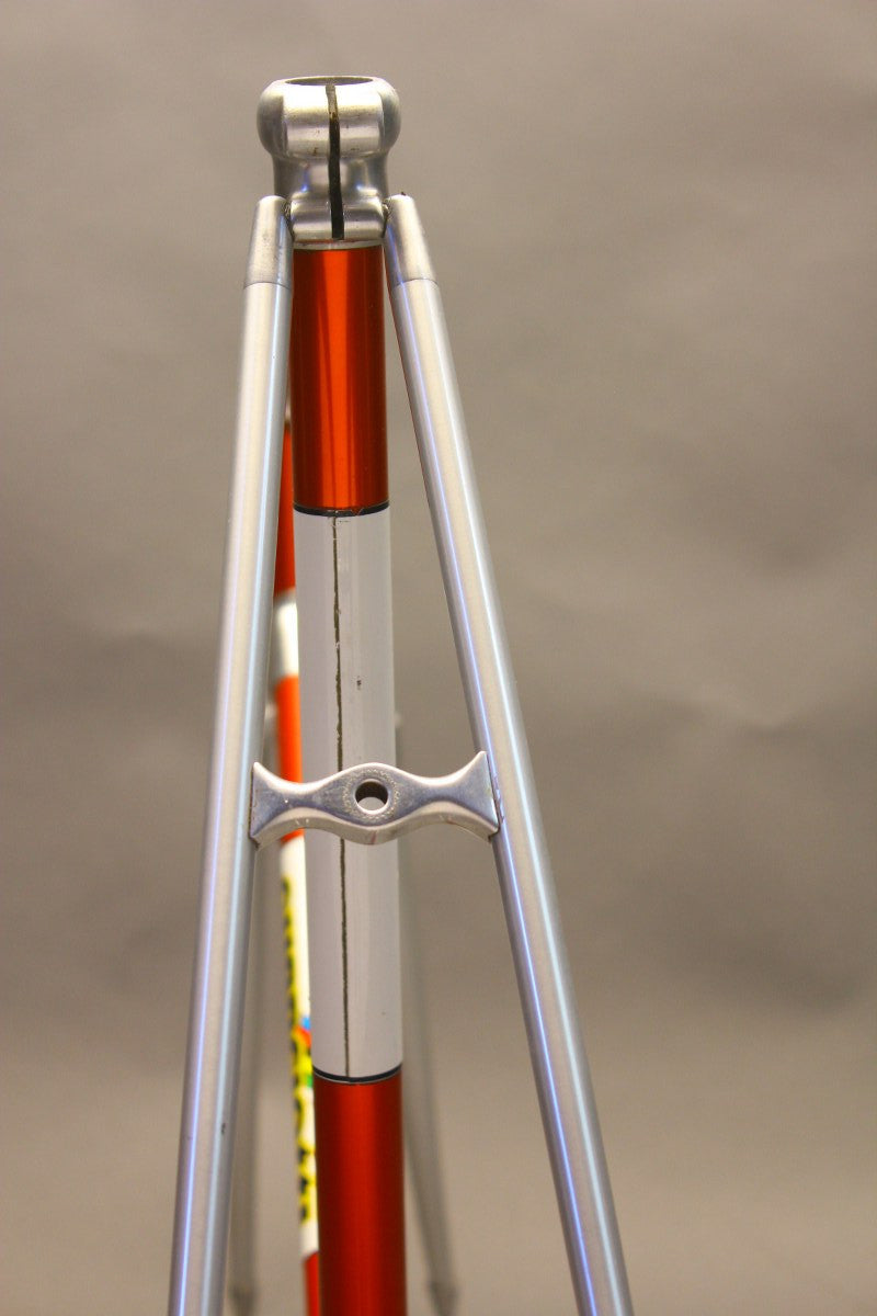 Guerciotti Sprint Road Bike Frame & Fork: Aluminum Bonded, Red / Silver 60cm