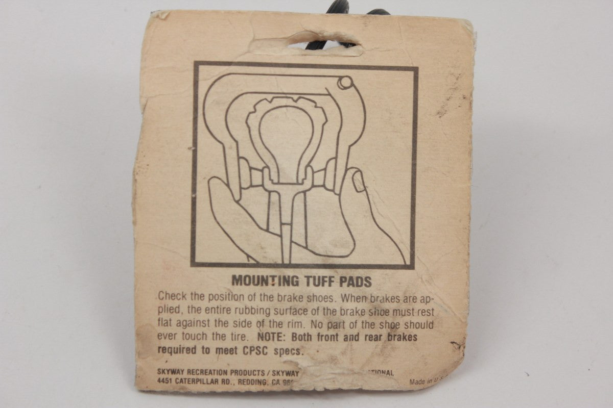 NOS/NIB Skyway Recreation Tuff Pads: Orange, One Pair