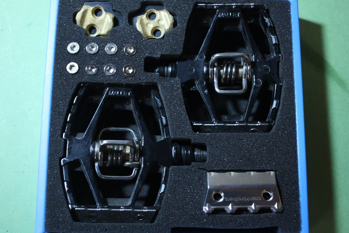 Crank Brothers Mallet-C Clipless Pedals w/New Cleats: EXC