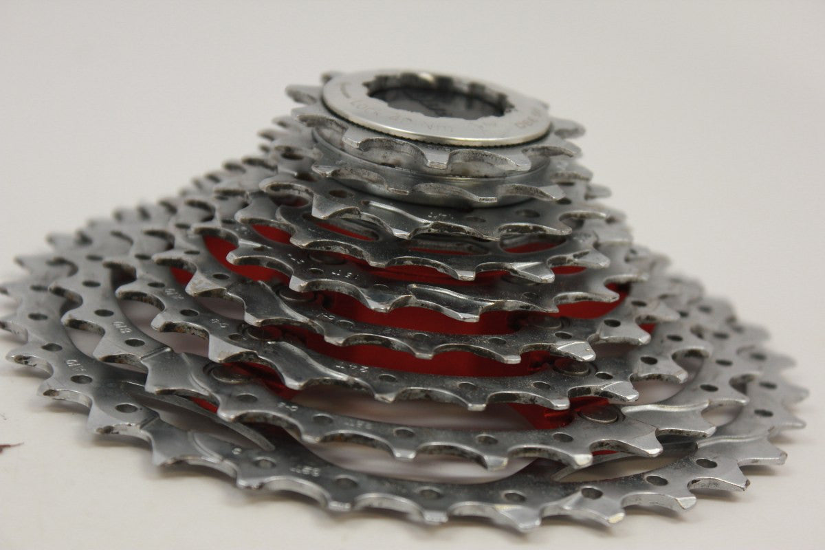 Sram PG-990 9 Speed Cassette: 11-32t Red Carrier (take off)