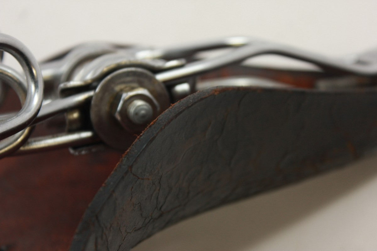 Vintage 1970's Brooks B72 Leather Saddle: Brown, Original Clamp, Nice Patina