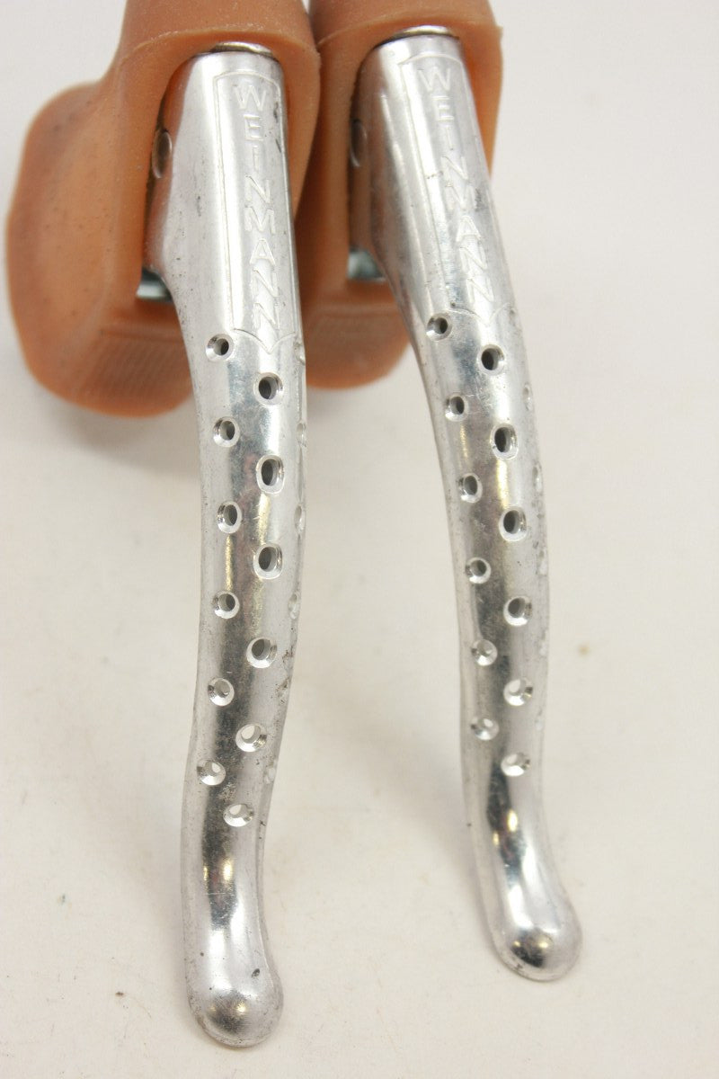 NOS Weinmann AG 185-100 Drilled Brake Levers: Non-Aero, Super Record Style