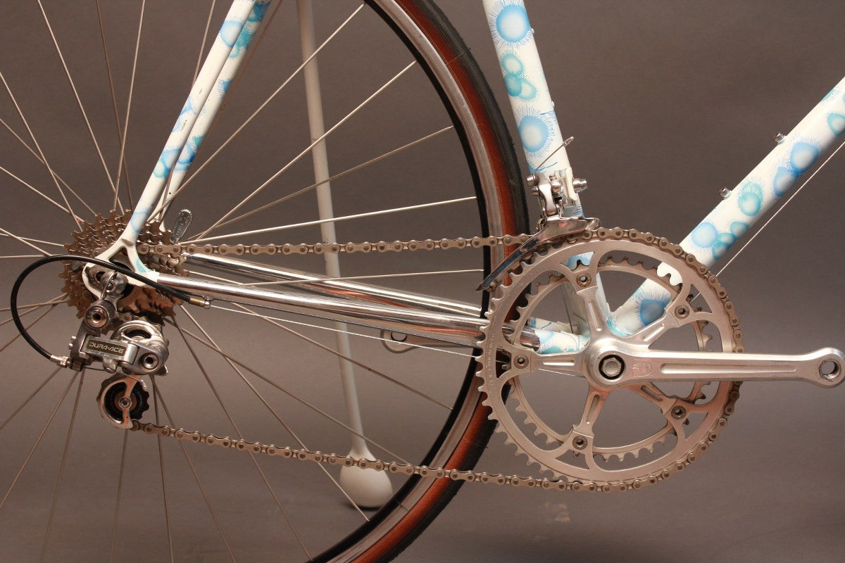 1980's Pinarello Road Bike w/Columbus Air Shaped Tubing: Prototype or Show Bike? 57cm Unique Paint