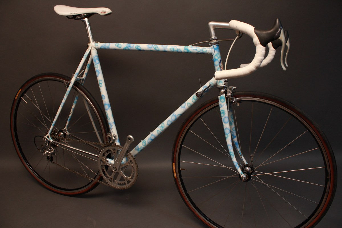 1980's Pinarello Road Bike w/Columbus Air Shaped Tubing: Prototype or Show Bike? 57cm Unique Paint