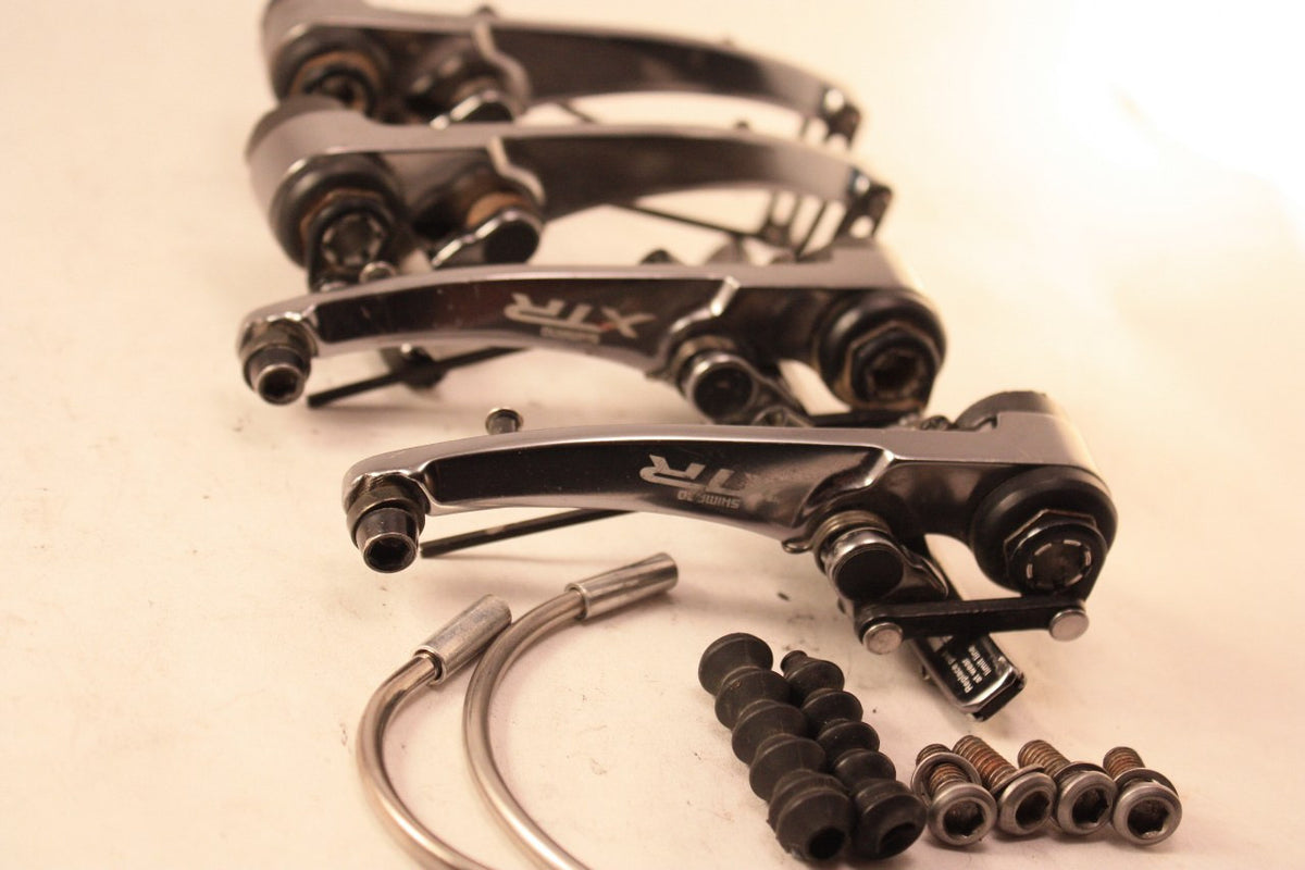 Shimano Deore XTR BR-M960 V-brake Set: Pewter!