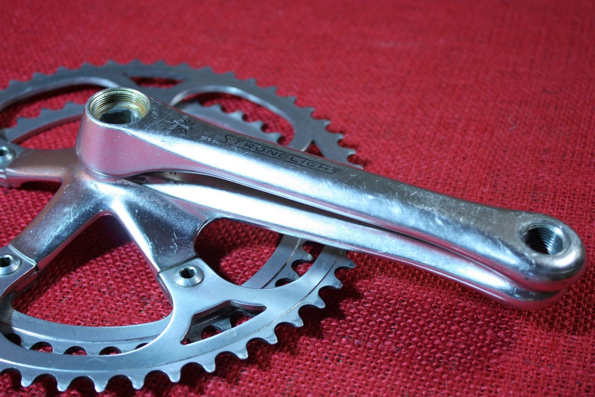 Stronglight 101 Crankset: 170mm, 52/42t Standard Double
