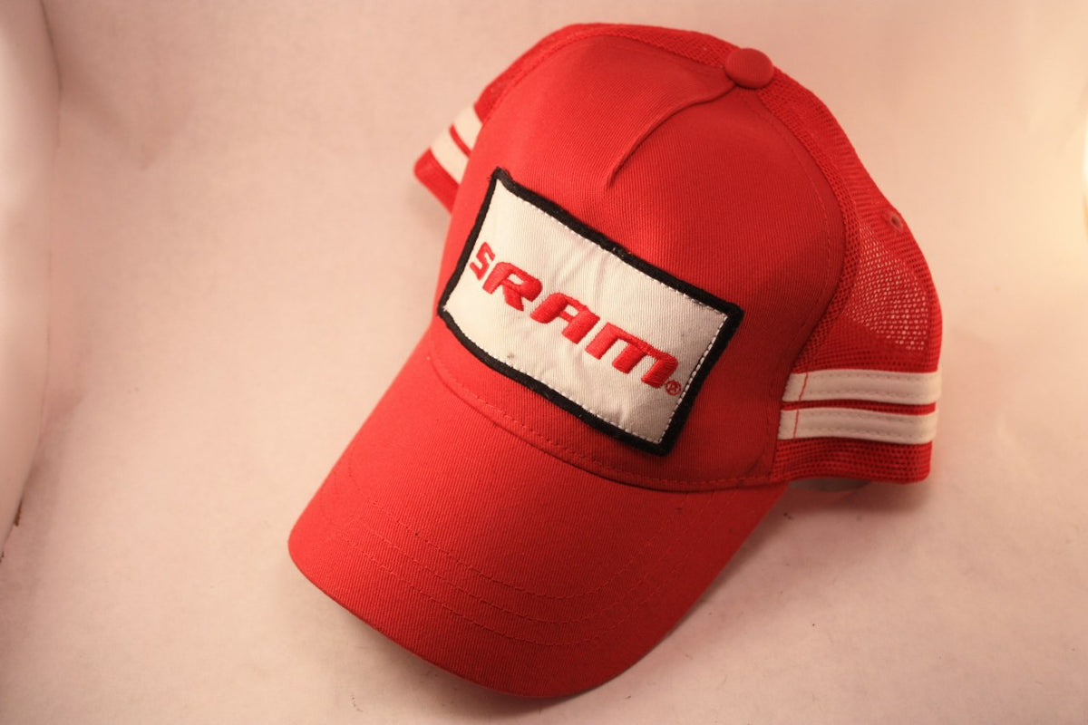 Sram Trucker Hat, Red: NEW