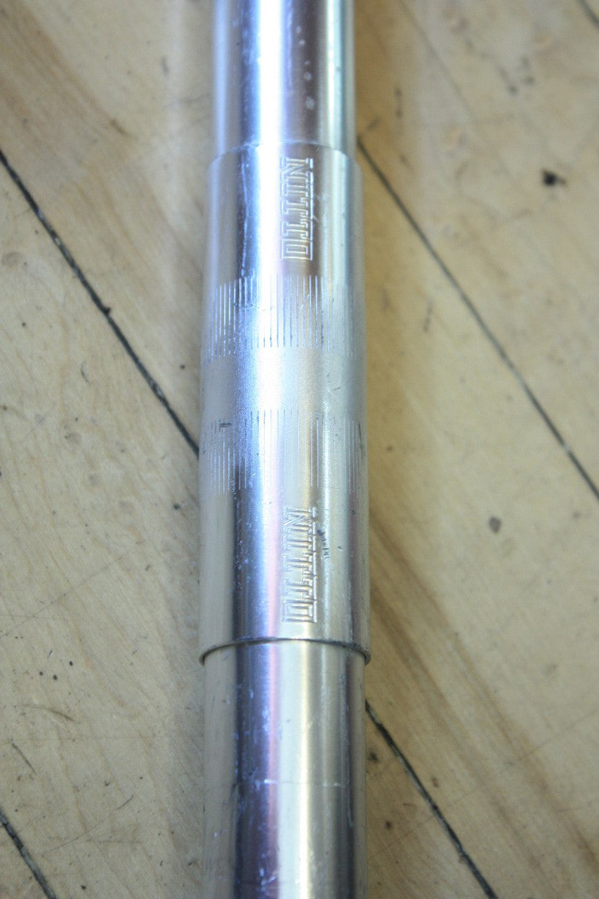 Nitto RB-009 Bullhorns / Time Trial Bars: 26mm, 42cm, Silver