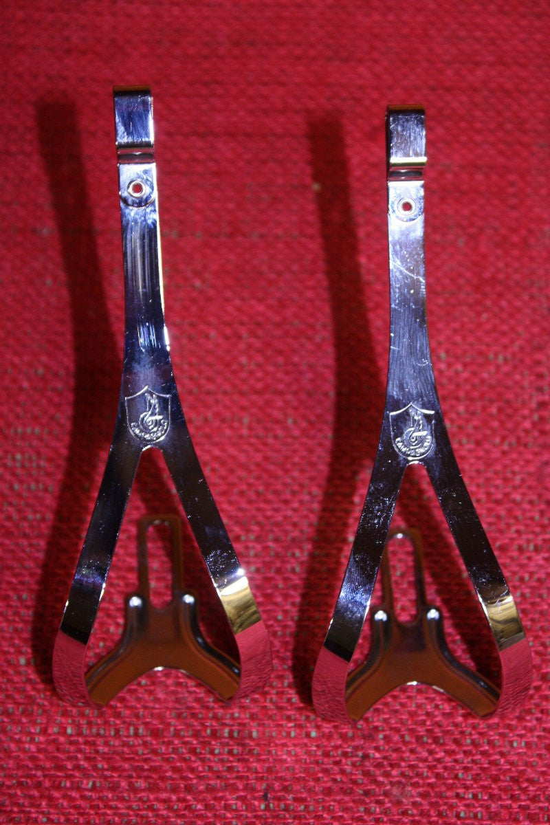NIB/NOS Campagnolo C-Record Aero Toe Clips: Medium