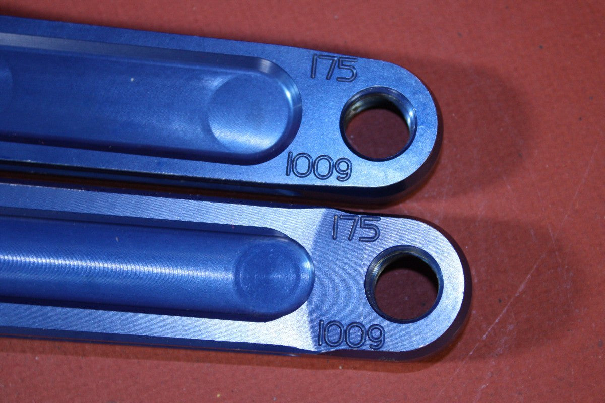 Race Face Turbine LP Crank Arms: Anodized Blue! 94/58, 175mm