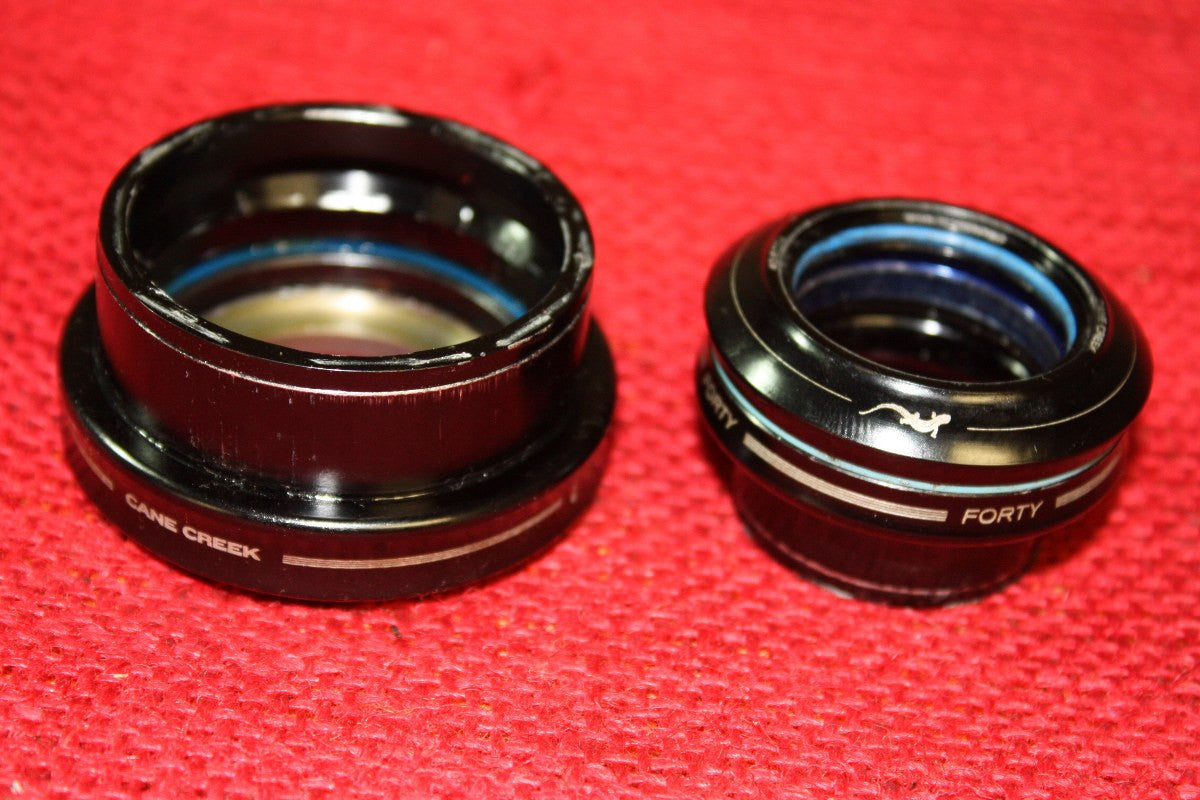 Cane Creek Forty Tapered Headset: 1.5" - 1 1/8", Black 40EC34