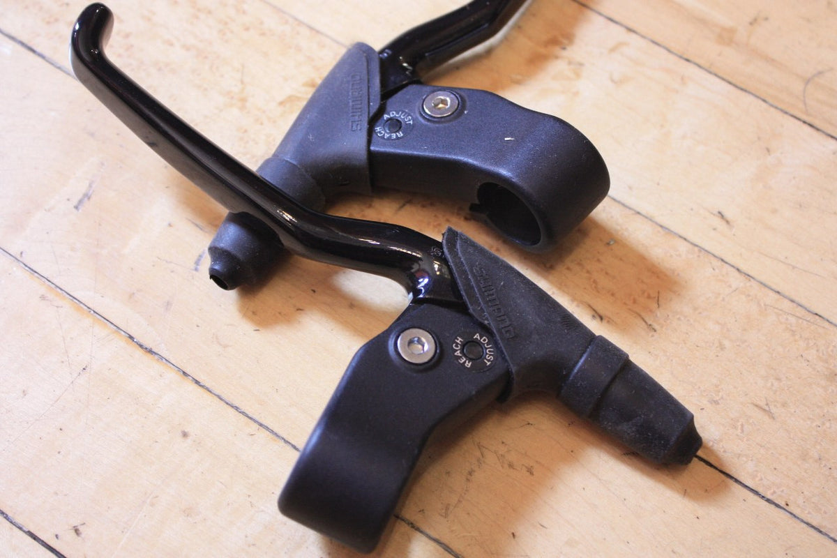 NOS Shimano XT BL-M730 Cantilever Brake Levers: 4 Finger, Black