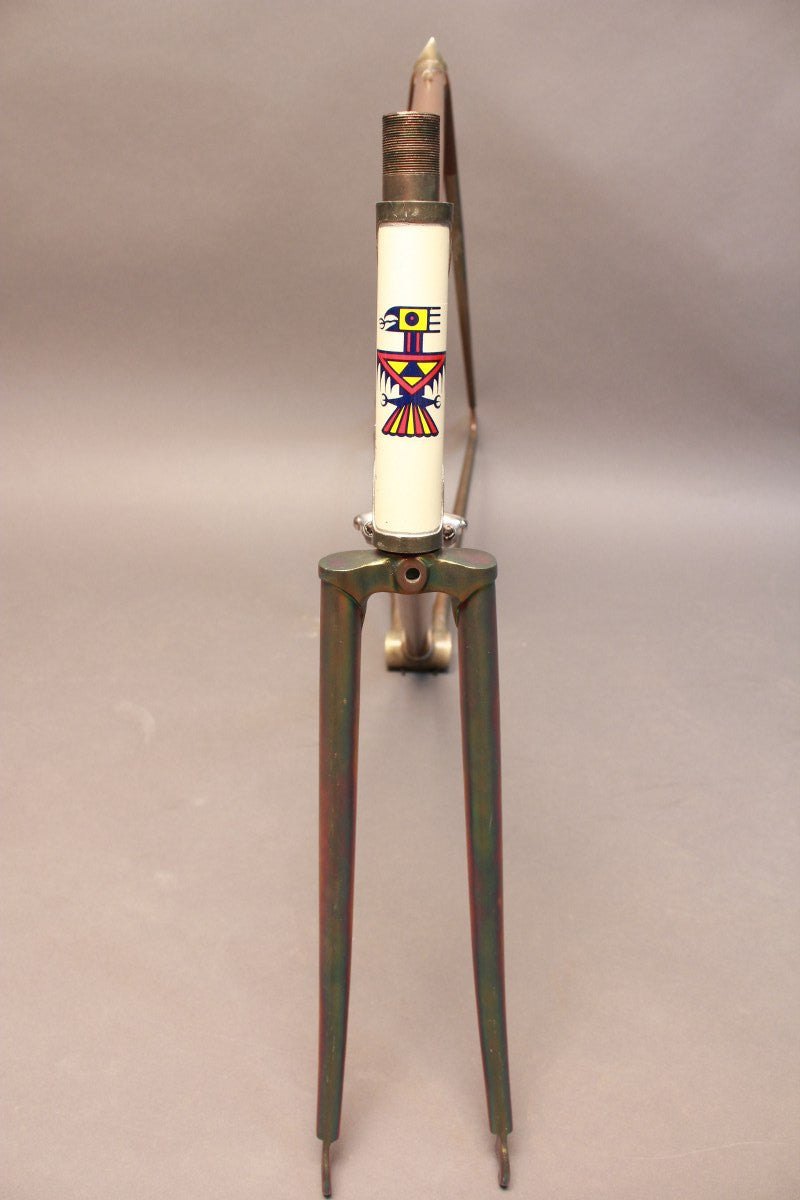 1974 Andy Gilmour Frame/Fork: Gilmour's 244th Frame Ever! Nickel Plated Fork/Lugs - 56cm