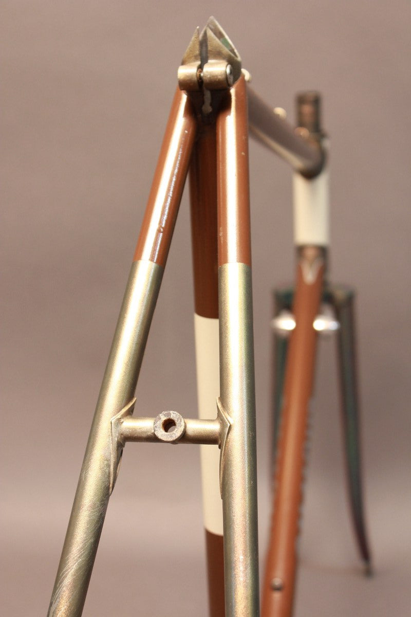 1974 Andy Gilmour Frame/Fork: Gilmour's 244th Frame Ever! Nickel Plated Fork/Lugs - 56cm