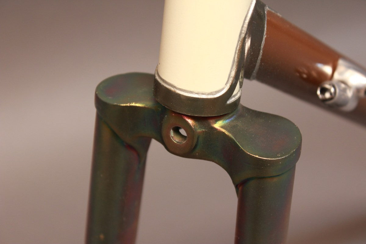 1974 Andy Gilmour Frame/Fork: Gilmour's 244th Frame Ever! Nickel Plated Fork/Lugs - 56cm
