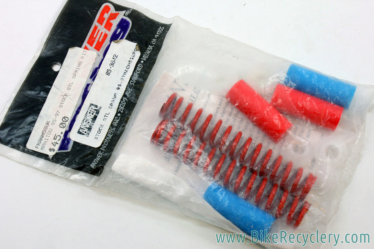 Vintage Manitou Elastomer & Spring Rebuild Kit: 1995-1996 EFC & Mach 5
