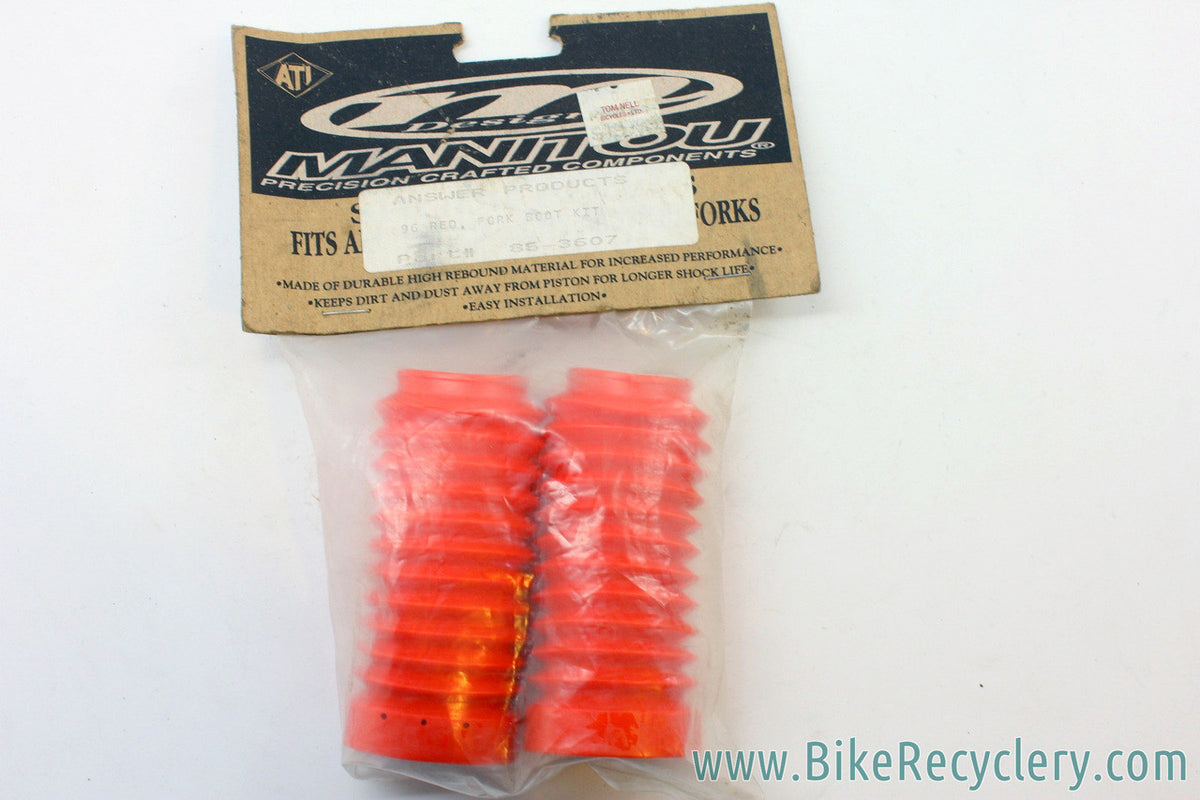 NIB/NOS 1996 Manitou Fork Boots: M4, EFC - Red