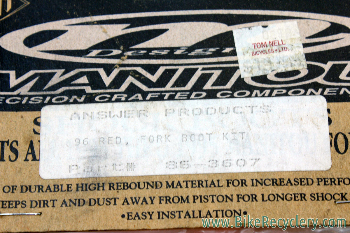 NIB/NOS 1996 Manitou Fork Boots: M4, EFC - Red